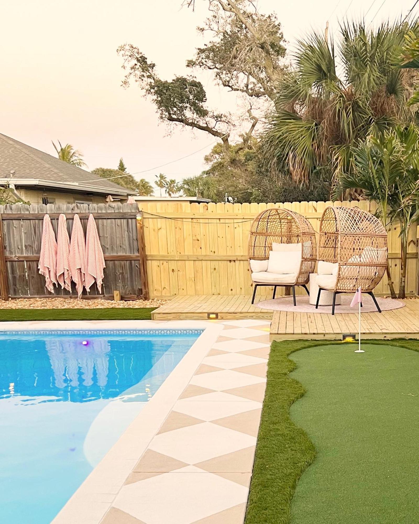 Luxury Villa 3 Blocks From The Beach With A Pool, Fire Pit And Outdoor Oasis Cape Canaveral Kültér fotó